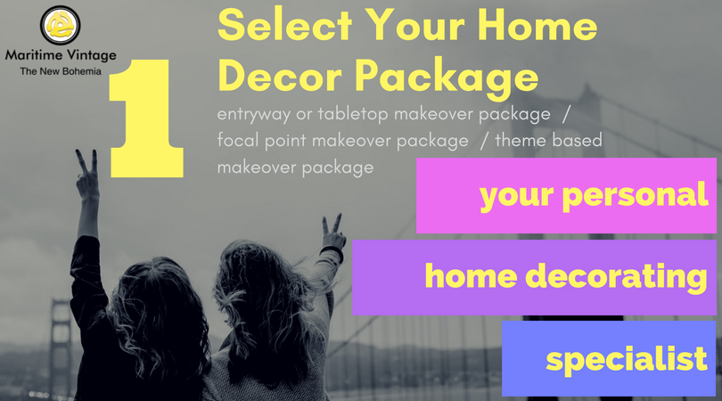 Your Personal Home Designer Makeover | Focal Point Makeover Package - Maritime Vintage